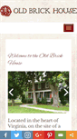 Mobile Screenshot of oldbrickhouse.org